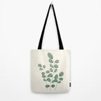 Watercolor Eucalyptus Tote Bag Gallery Image 2