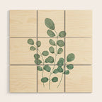Watercolor Eucalyptus Wood Wall Art Gallery Image 1