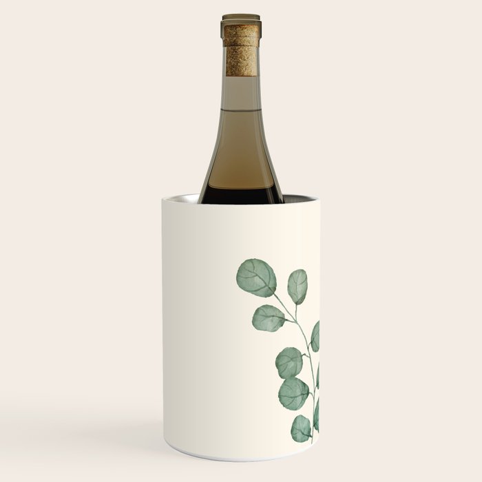 Watercolor Eucalyptus Wine Chiller Gallery Image 2