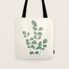 Watercolor Eucalyptus Tote Bag Gallery Image 1