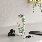 Watercolor Eucalyptus Water Bottle Gallery Image 4