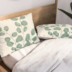 Watercolor Eucalyptus Pillow Sham Gallery Image 2