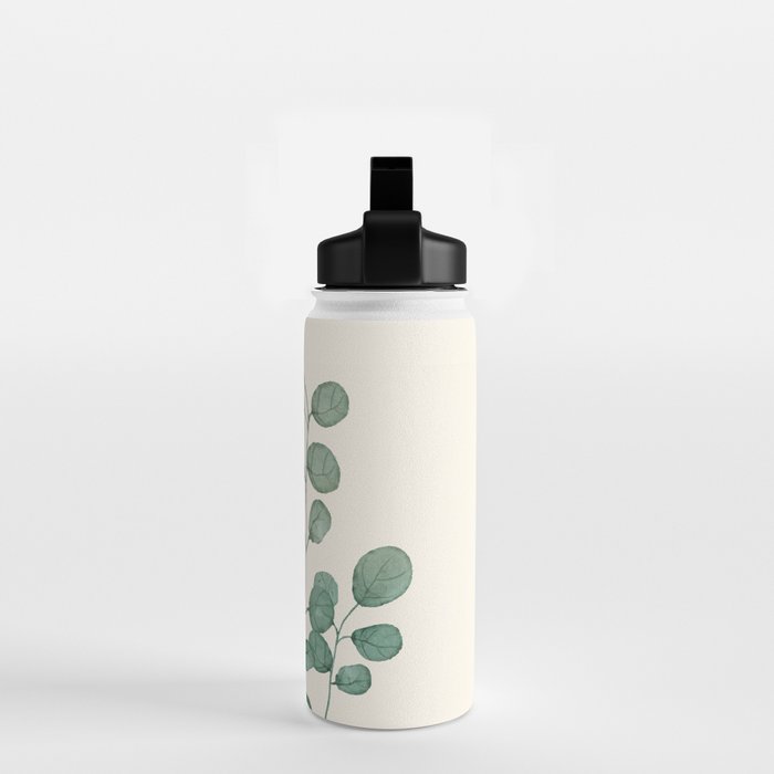 Watercolor Eucalyptus Water Bottle Gallery Image 2