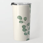 Watercolor Eucalyptus Travel Mug Gallery Image 3