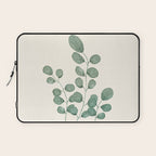 Watercolor Eucalyptus Laptop Sleeve Gallery Image 1