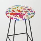 Cephalopod - pastel Stool Gallery Image 2