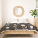 Coffee Types Chart Duvet Cover Gallery Image 3