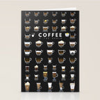 Coffee Types Chart Stationery Card Gallery Image 2
