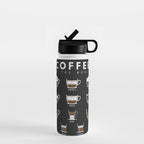 Coffee Types Chart Water Bottle Gallery Image 1