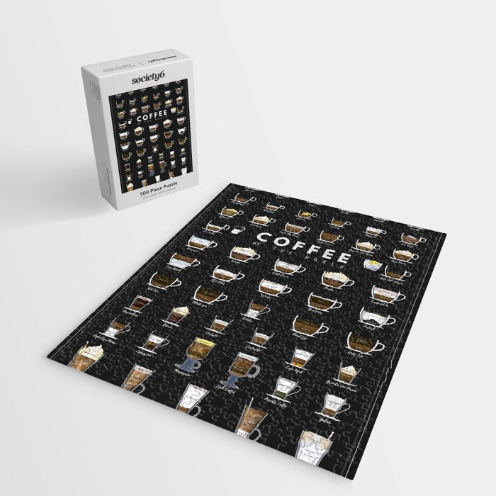 Coffee Types Chart Jigsaw Puzzle Gallery Image 2