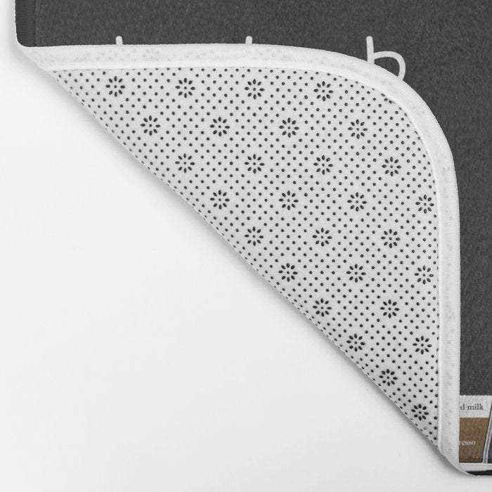 Coffee Types Chart Bath Mat Gallery Image 2