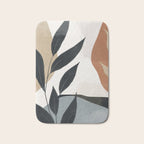 Abstract Art Tropical Leaves 5 Bath Mat Gallery Image 1