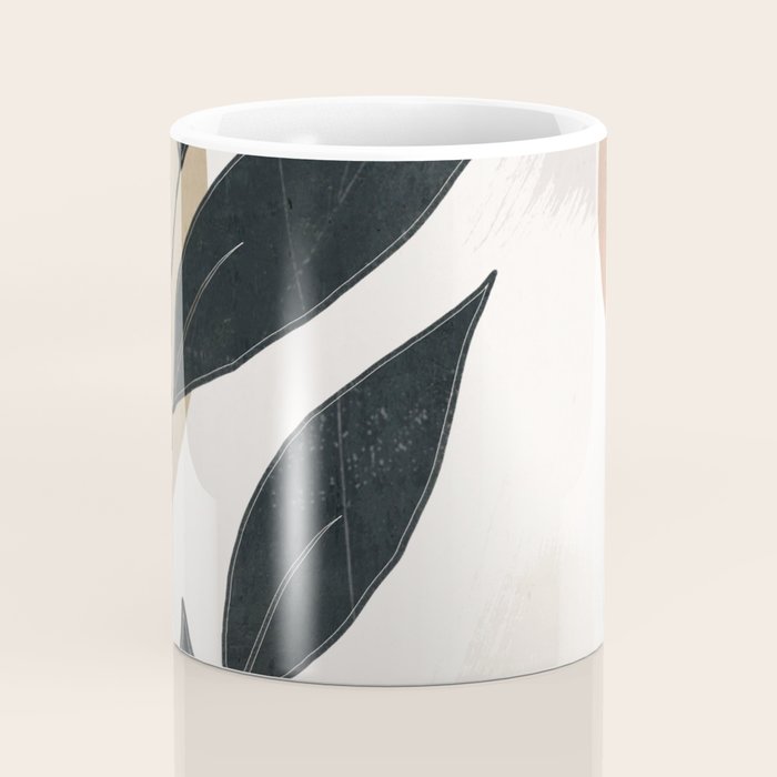 Abstract Art Tropical Leaves 5 Coffee Mug Gallery Image 4