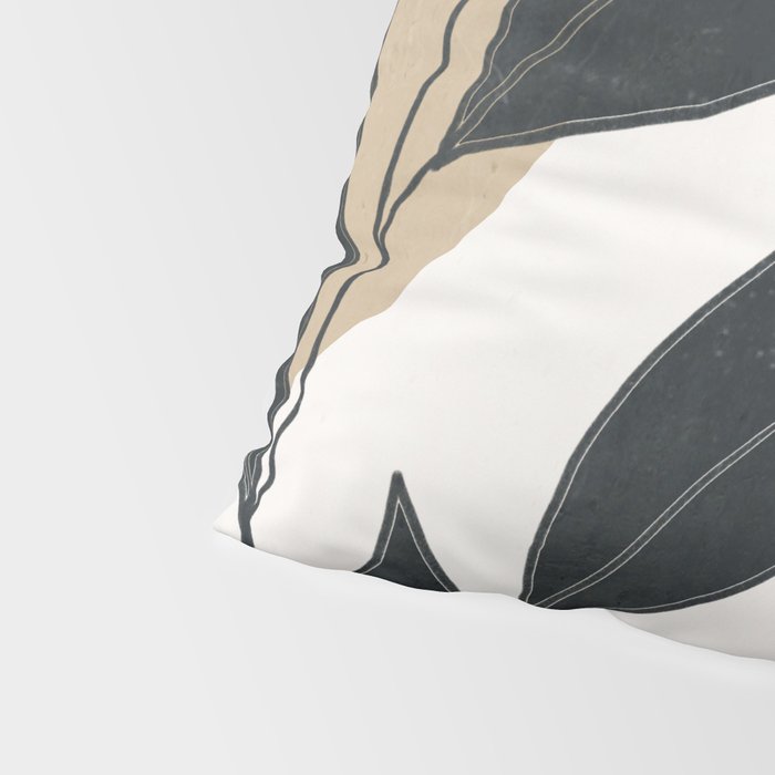 Abstract Art Tropical Leaves 5 Pillow Sham Gallery Image 4