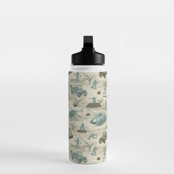 Little Green Toy Soldiers Water Bottle Gallery Image 3