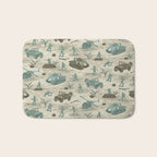 Little Green Toy Soldiers Bath Mat Gallery Image 1