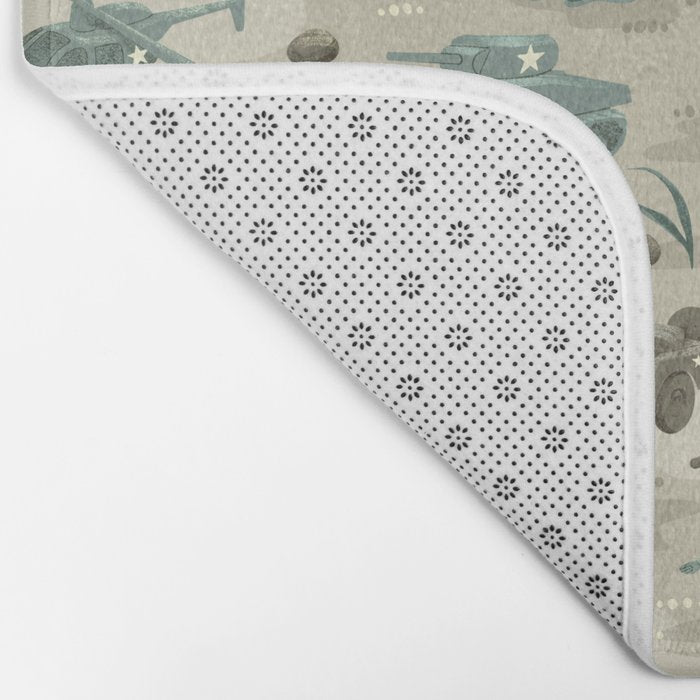 Little Green Toy Soldiers Bath Mat Gallery Image 2