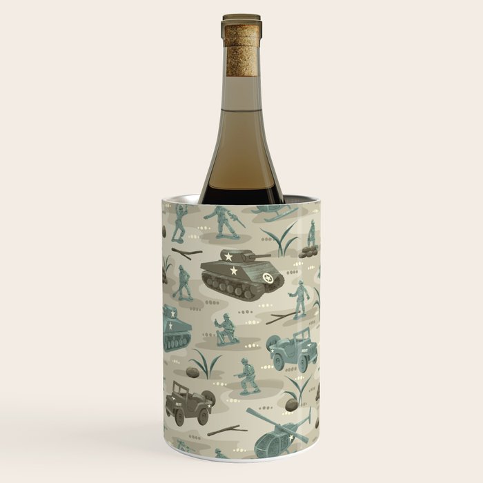 Little Green Toy Soldiers Wine Chiller Gallery Image 1