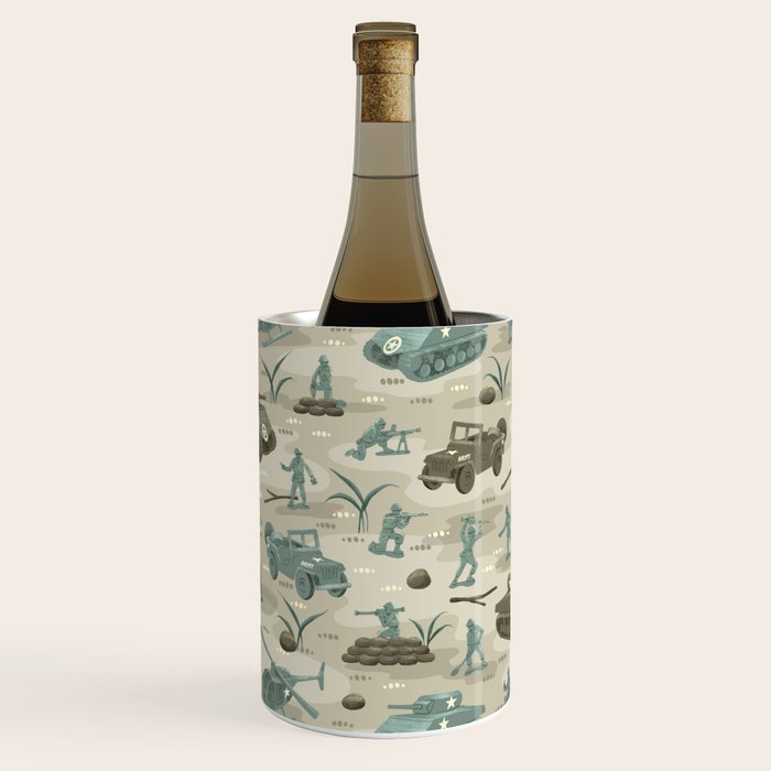 Little Green Toy Soldiers Wine Chiller Gallery Image 3