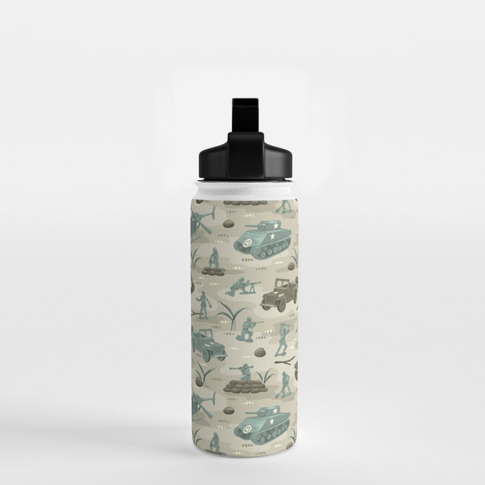 Little Green Toy Soldiers Water Bottle Gallery Image 2