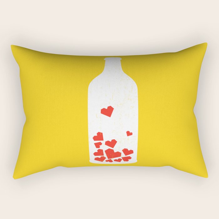 Message in a bottle Rectangular Pillow Gallery Image 1