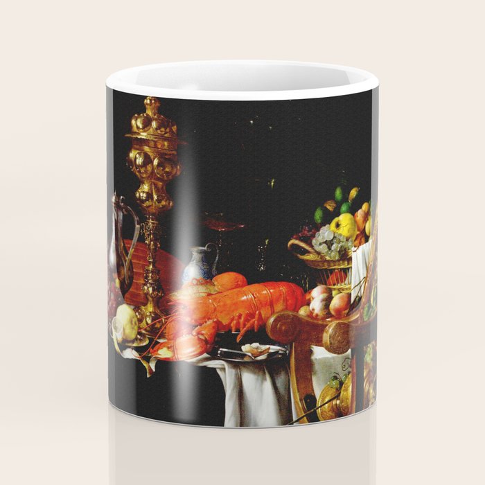 Jan Davidsz. de Heem Still Life With Lobster & Lemon Coffee Mug Gallery Image 4