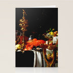 Jan Davidsz. de Heem Still Life With Lobster & Lemon Stationery Card Gallery Image 2
