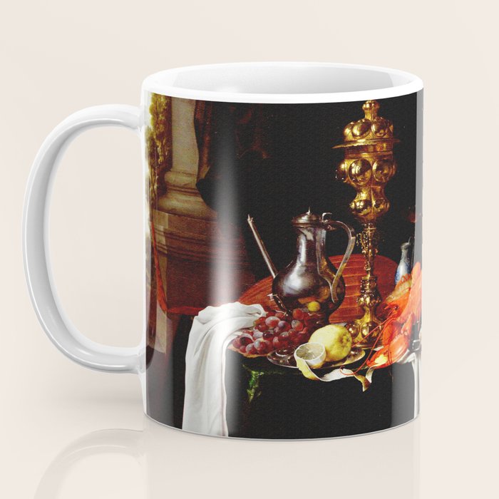 Jan Davidsz. de Heem Still Life With Lobster & Lemon Coffee Mug Gallery Image 3