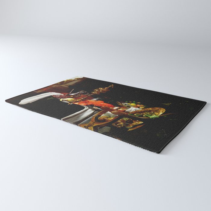 Jan Davidsz. de Heem Still Life With Lobster & Lemon Rug Gallery Image 3