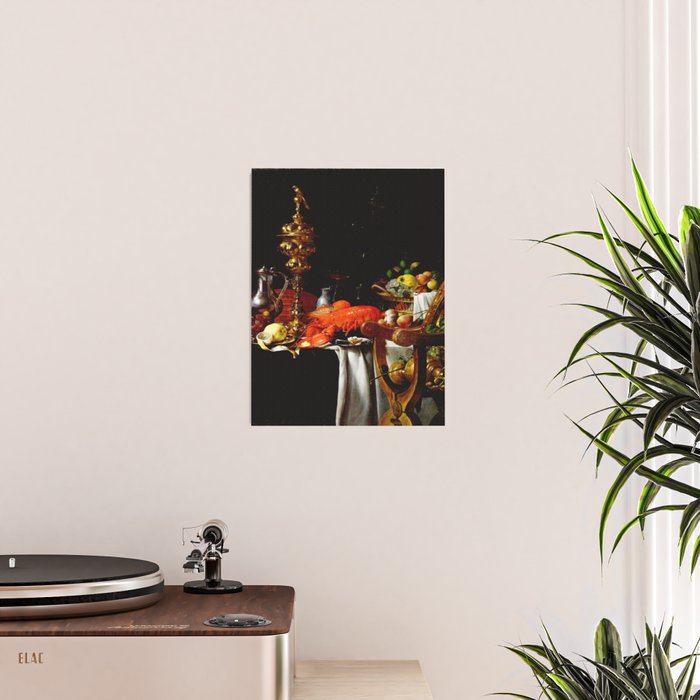 Jan Davidsz. de Heem Still Life With Lobster & Lemon Poster Gallery Image 2