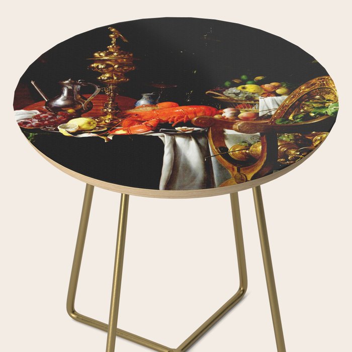 Jan Davidsz. de Heem Still Life With Lobster & Lemon Side Table Gallery Image 2
