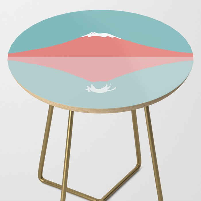 Cat Landscape 194: Reflection Side Table Gallery Image 2