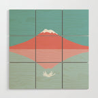 Cat Landscape 194: Reflection Wood Wall Art Gallery Image 1