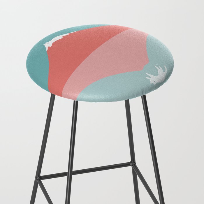 Cat Landscape 194: Reflection Stool Gallery Image 2