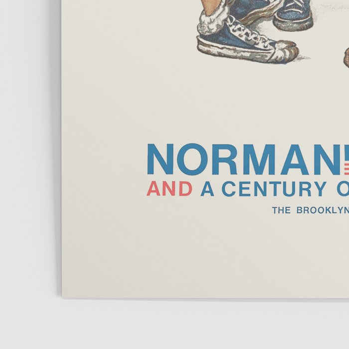 Norman Rockwell Art Exhibition Poster with Basketball illustration Poster Gallery Image 3