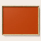 Rusty Burnt Orange Solid Rich Rust Colour Serving Tray Gallery Image 1