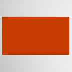 Rusty Burnt Orange Solid Rich Rust Colour Tablecloth Gallery Image 2