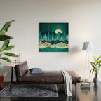 Sage Forest Wood Wall Art Gallery Image 2