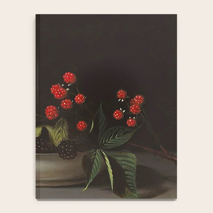 Blackberries - Raphaelle Peale - c.1813 Oil Paintig Notebook Gallery Image 4