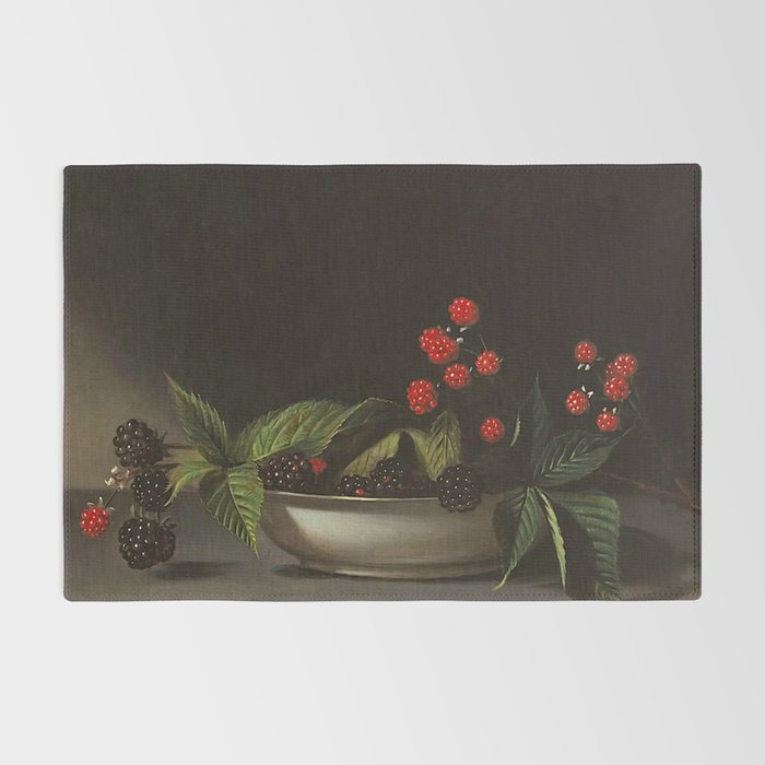 Blackberries - Raphaelle Peale - c.1813 Oil Paintig Rug Gallery Image 2
