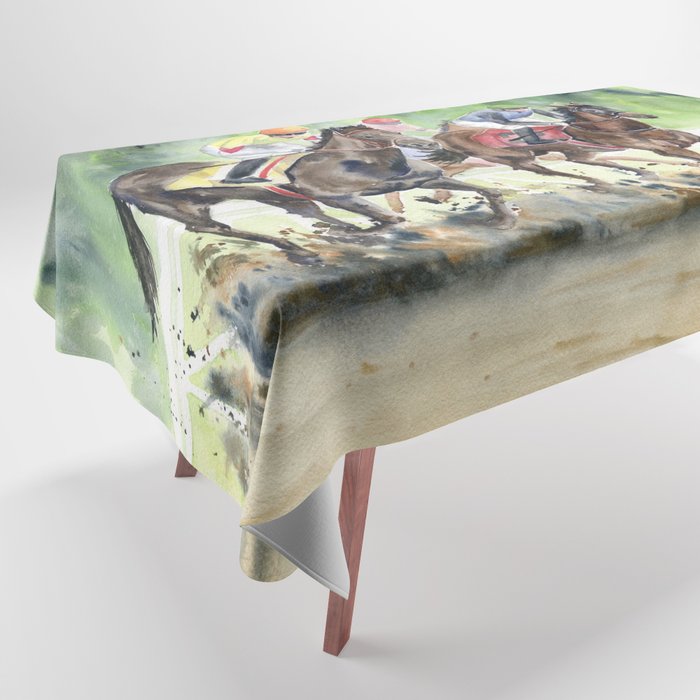 Horse Racing 2 Tablecloth Gallery Image 1