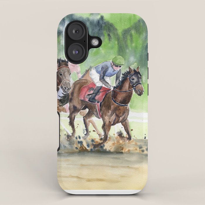 Horse Racing 2 iPhone Case Gallery Image 1