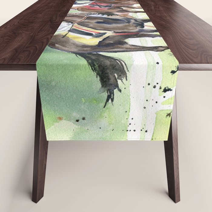 Horse Racing 2 Table Runner Gallery Image 1