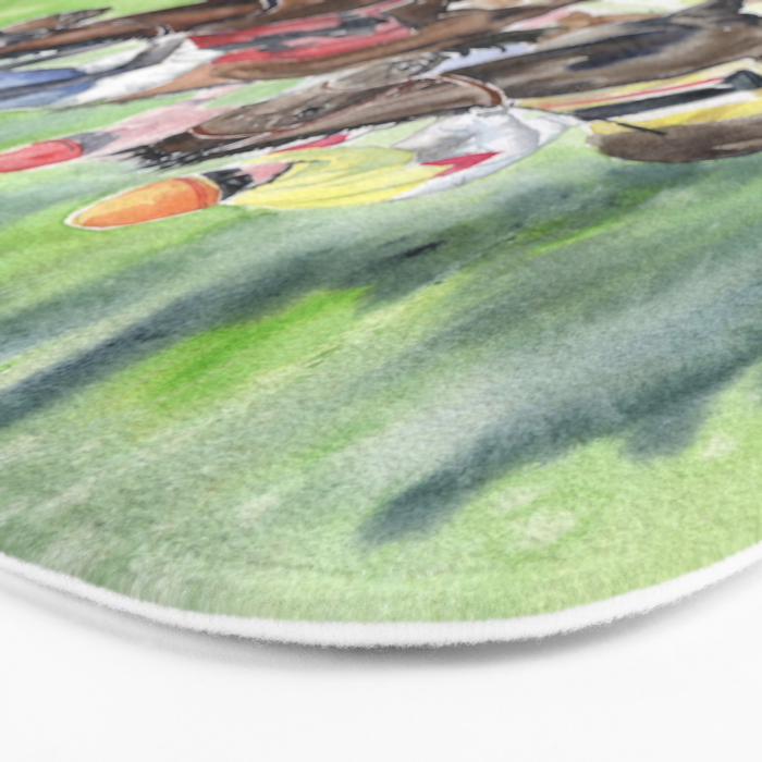 Horse Racing 2 Bath Mat Gallery Image 3