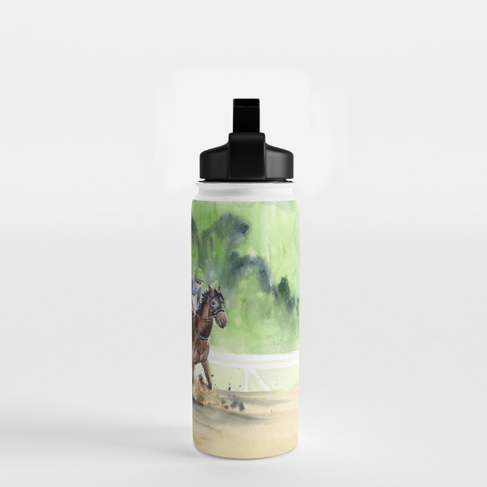 Horse Racing 2 Water Bottle Gallery Image 2