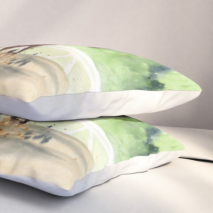 Horse Racing 2 Pillow Sham Gallery Image 3