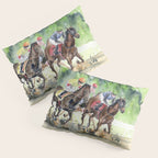 Horse Racing 2 Pillow Sham Gallery Image 3