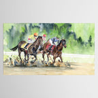 Horse Racing 2 Tablecloth Gallery Image 2