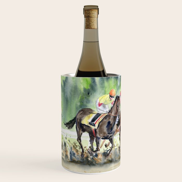 Horse Racing 2 Wine Chiller Gallery Image 2