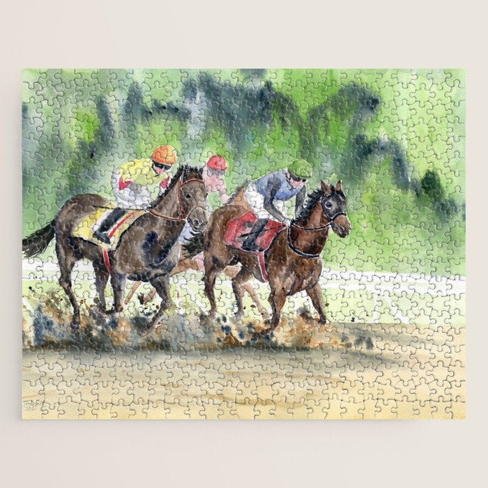 Horse Racing 2 Jigsaw Puzzle Gallery Image 1